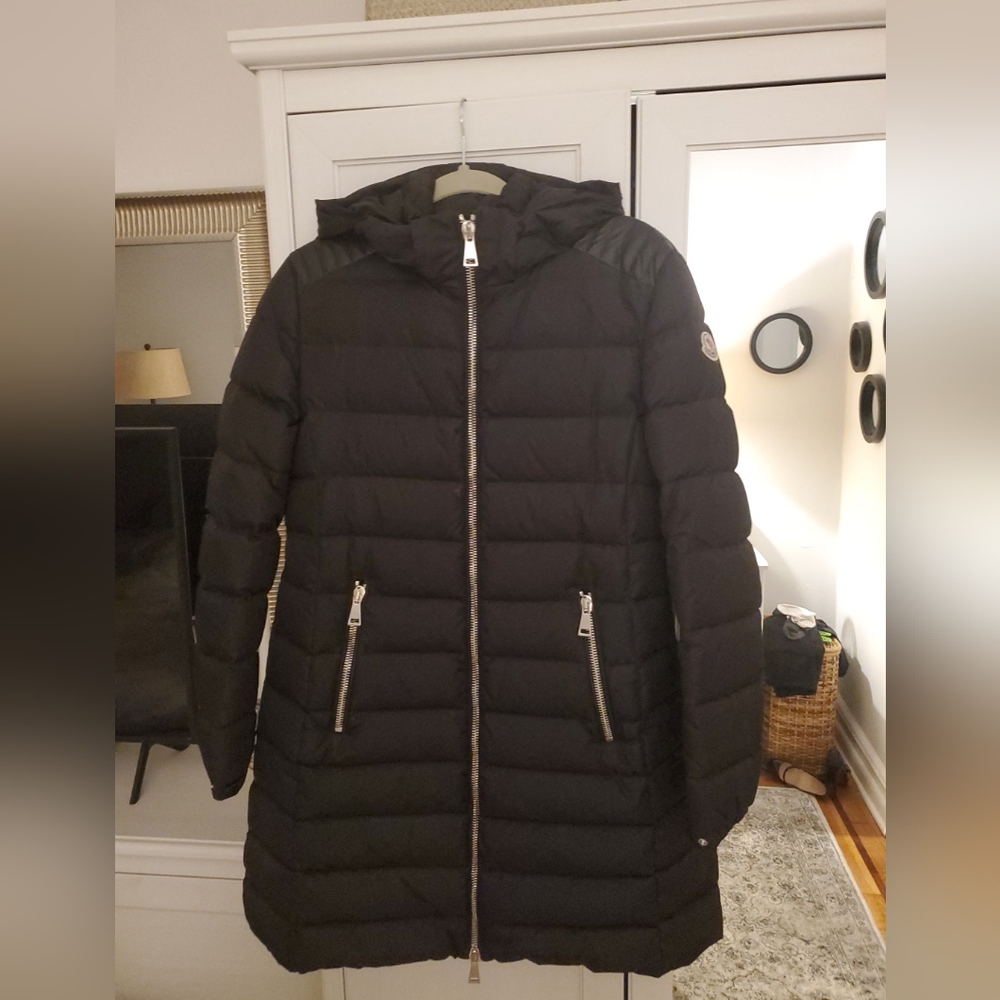 Montcler puffer for woman black size small